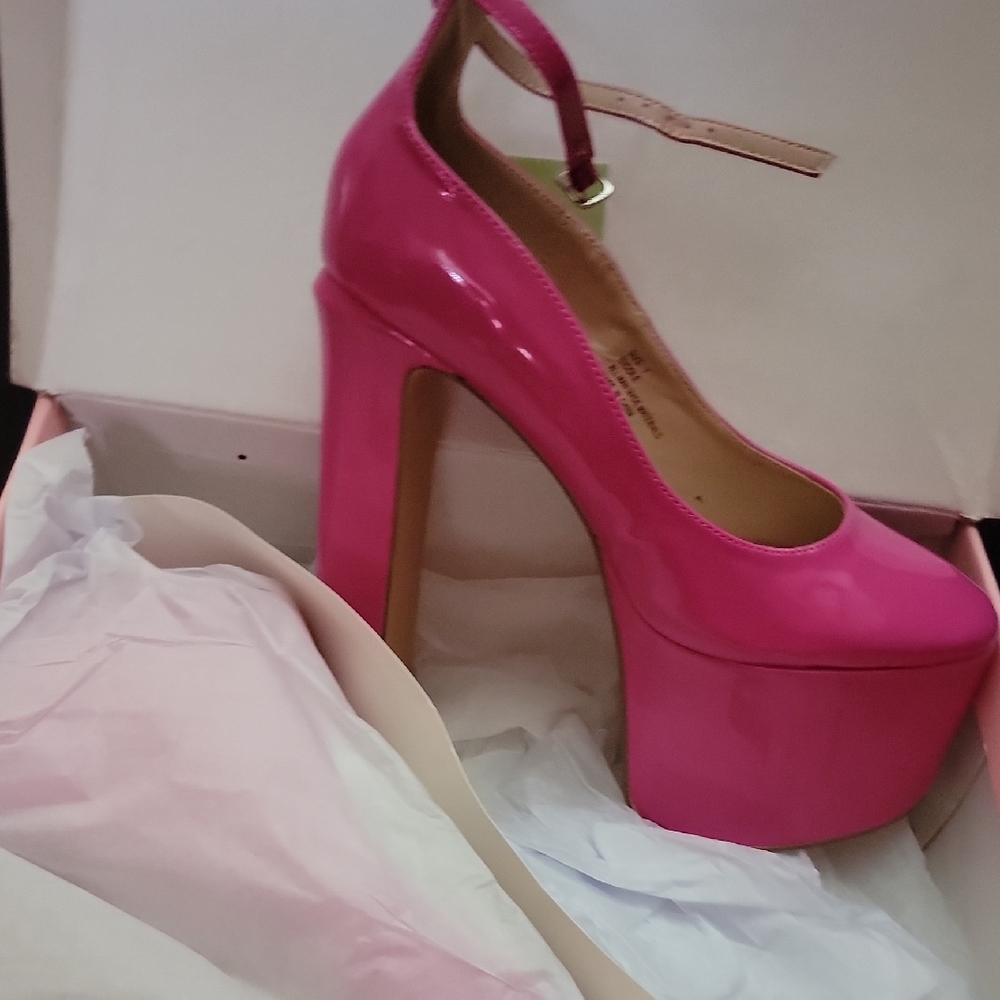 Women's Pink Platform Heels